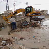 اعمال ميدانية للتعامل مع تداعيات المنخفض الجوي الحالي