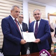 بلدية طولكرم تشهد مراسم التسليم والاستلام للمجلس البلدي المنتخب