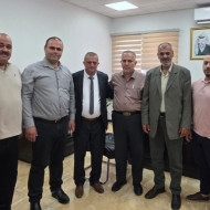 زيارة مدير النقل والمواصلات يرافقه مراقب المرور العام لبلدية طولكرم