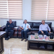 استقبال مدير مديرية التربية والتعليم الأستاذ مرعي الصوص