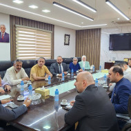 استقبال رئيس البلدية السيد نصر فقها، وفدًا من اللجنة الفرعية لنقابة المحامين الفلسطينيين (فرع طولكرم)