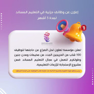 فرصة لتوظيف 100 خريج لمدة ثلاثة شهور