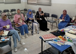 ورشة تدريبية بعنوان " الأعمال و الأشغال اليدوية