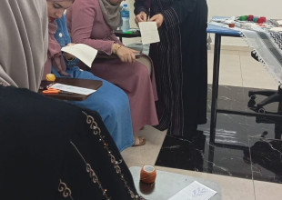 ورشة تدريبية بعنوان " الأعمال و الأشغال اليدوية