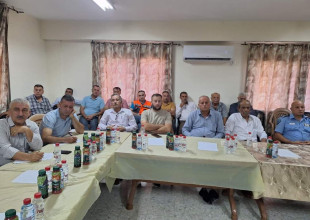 اجتماع موسع لمواجهة تداعيات الاجتياح وبحث آلية إعادة الخدمات الأساسية للمواطنيين