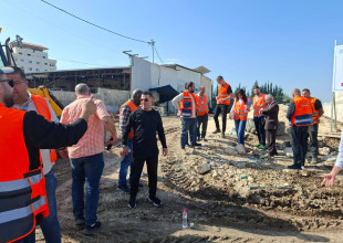 استقبال الجهة الممولة لمشروع تطوير سوق الحسبة