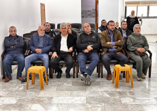 عقدت بلدية طولكرم  اللقاء المجتمعي الأول لمشروع التشغيل ضمن برنامج التعافي المجتمعي