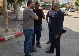 جولة ميدانية لرئيس بلدية طولكرم، الأستاذ نصر فقها، لمتابعة أعمال النظافة والصيانة.