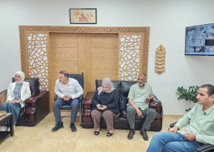استقبال مدير مديرية التربية والتعليم الأستاذ مرعي الصوص
