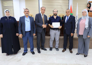 بلدية طولكرم تختتم البرنامج التدريبي المشترك للعام الأكاديمي 2025&ndash;2026 بالتعاون مع جامعة فلسطين التقنية (خضوري)
