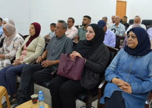 بلدية طولكرم تحتفي بالكاتبة لينا مهداوي وتُشهر روايتها &laquo;الرواية التي استهدفت&raquo;