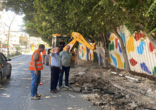 متابعة سير الأعمال الميدانية في مناطق المدينة وضواحيها