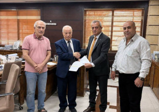 توقيع اتفاقية إنشاء مدرسة جديدة في طولكرم بتبرع كريم من الدكتور فتحي أبو عرجة