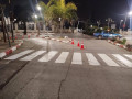 إعادة تأهيل ودهان ممرات المشاة والأرصفة والجزر في المنطقة المحيطة بـجامعة فلسطين التقنية - خضوري.