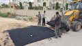 صيانة وتعبيد طرق المدينة والضواحي