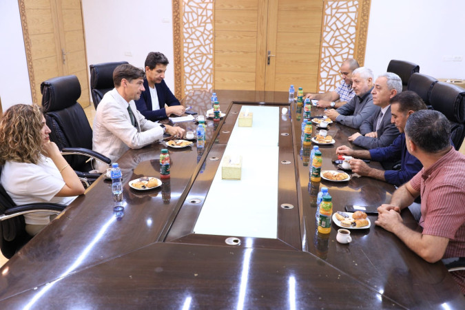 بلدية طولكرم تستقبل ممثل الإتحاد الأوروبي في فلسطين