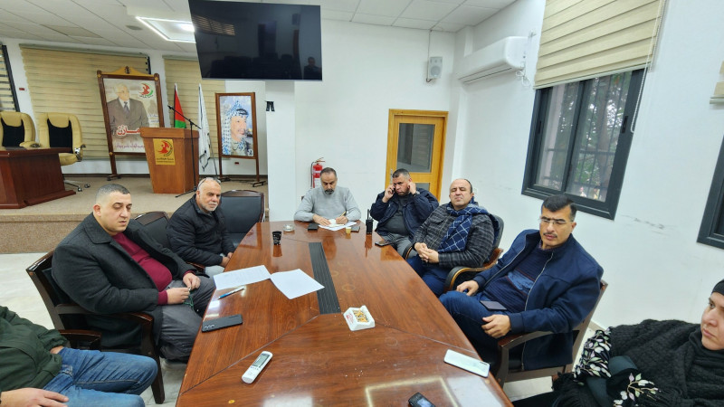 اجتماع طارئ في بلدية طولكرم استعدادًا لمواجهة المنخفض الجوي