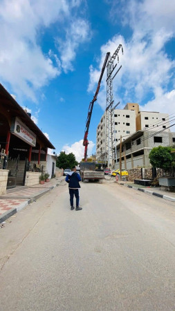 مشروع إنشاء شبكات كهرباء جديدة تنفذه شركة بلدوزر للمقاولات والتعهدات العامة لصالح بلدية طولكرم