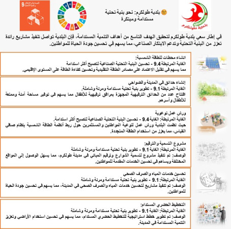 بلدية طولكرم تقود التحول نحو الاستدامة وتترجم التزامها بأهداف التنمية المستدامة